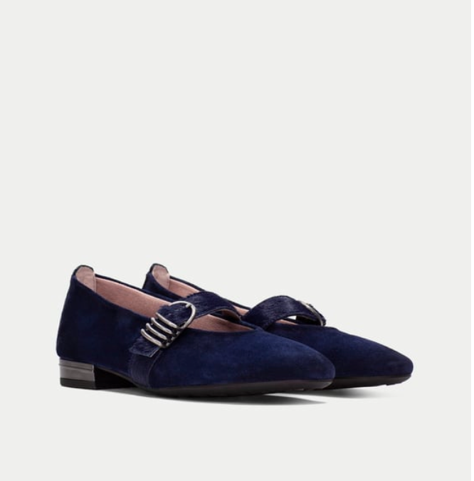 HI265098 NAVY SUEDE MARYJANE