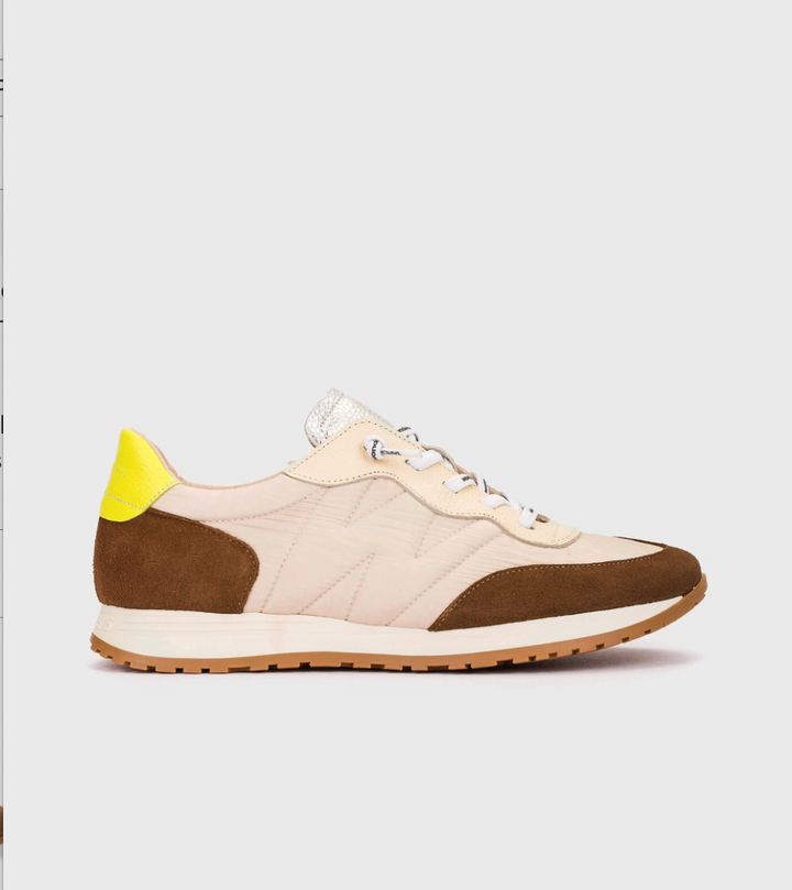A-4802 COGNAC/TAUPE SNEAKER