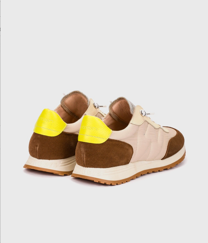A-4802 COGNAC/TAUPE SNEAKER