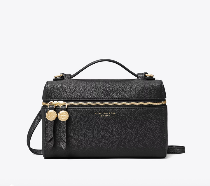 ROMY SLIM TOP HANDLE BAG BLACK