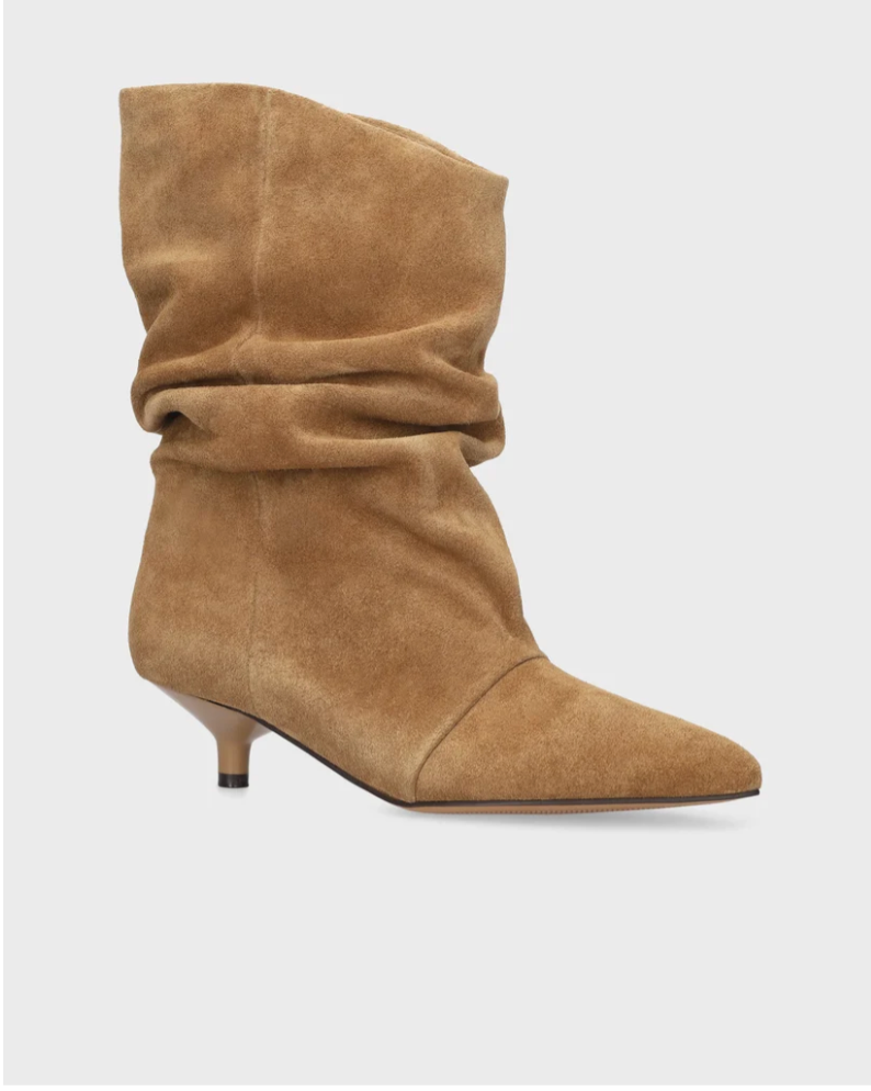 DRAPE CUOIO SUEDE BOOT
