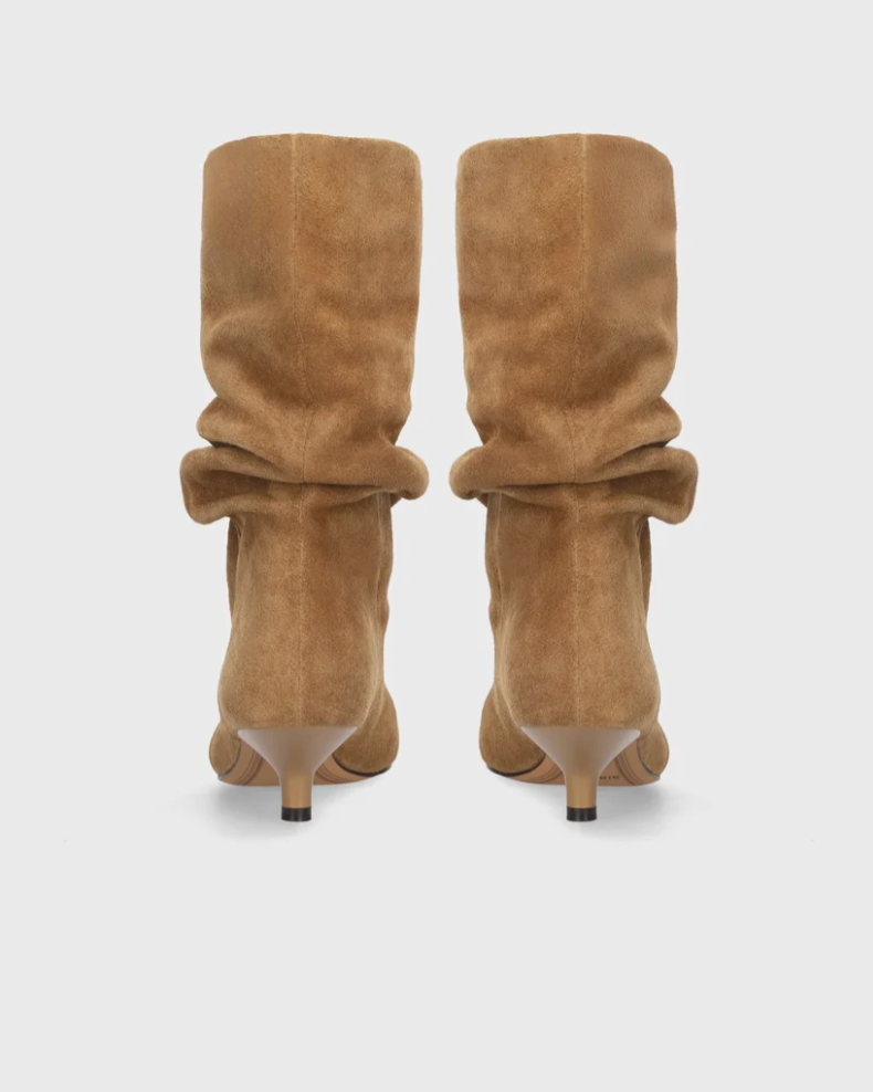 DRAPE CUOIO SUEDE BOOT
