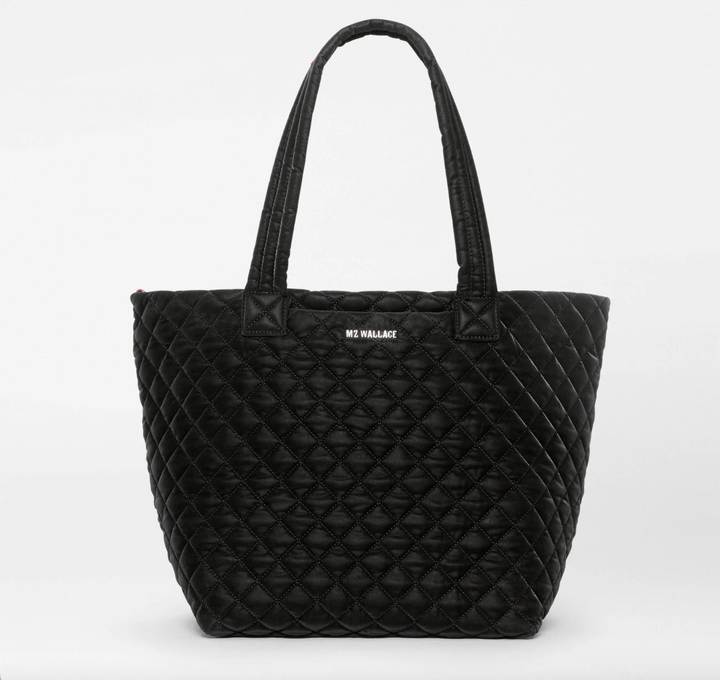 METRO MEDIUM DELUXE TOTE TECH VELVET BLACK