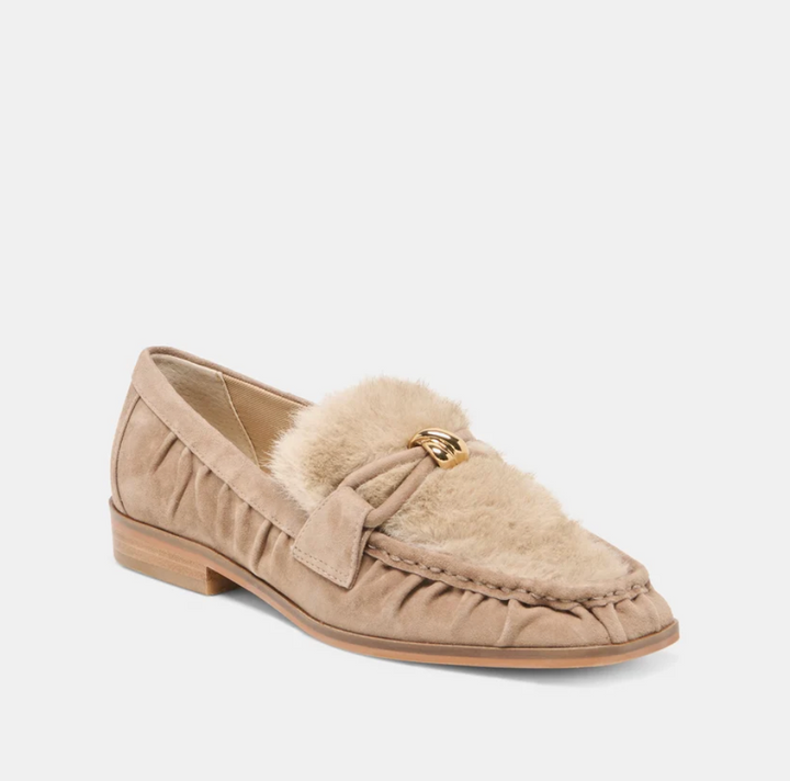 BONIE PLUSH MUSHROOM SUEDE LOAFER