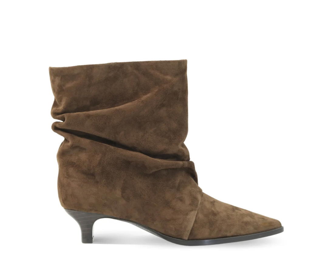 TRINITY MINK SUEDE BOOTS