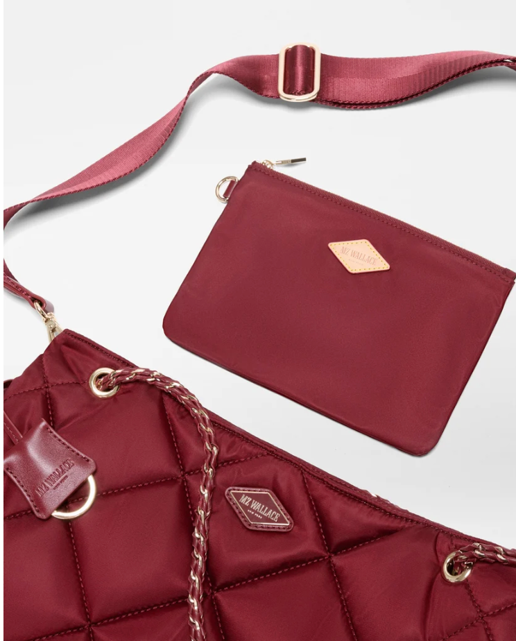 FRANKIE MEDIUM TOTE CLARET