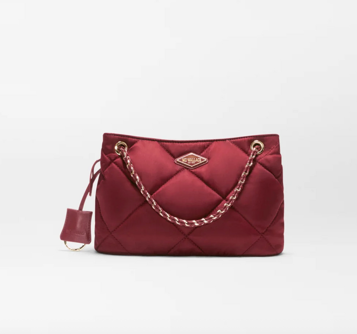 FRANKIE SMALL TOTE CLARET