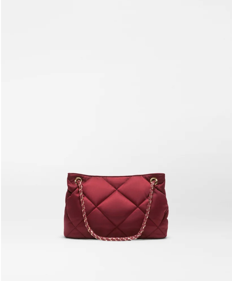 FRANKIE SMALL TOTE CLARET