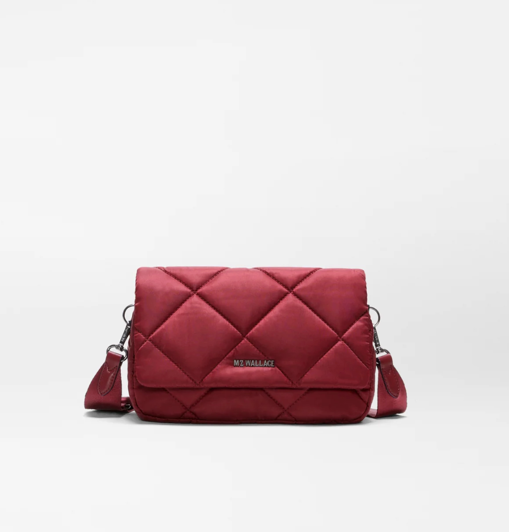 MADISON FLAP CROSSBODY CLARET