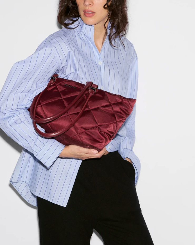 MADISON MEDIUM E/W TOTE CLARET