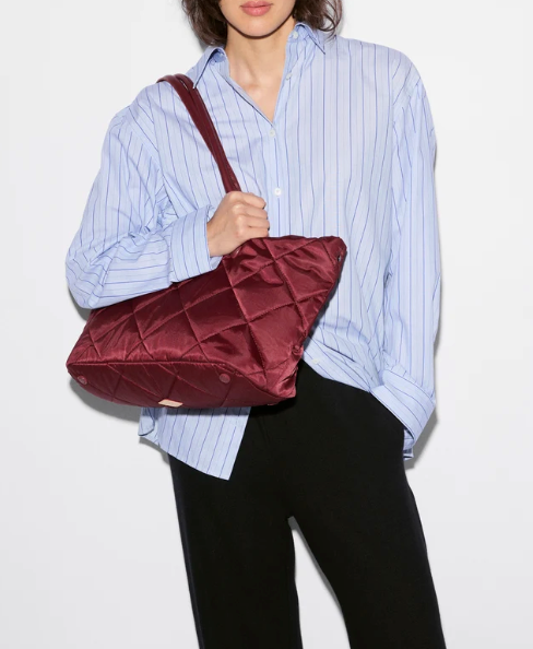 MADISON MEDIUM E/W TOTE CLARET