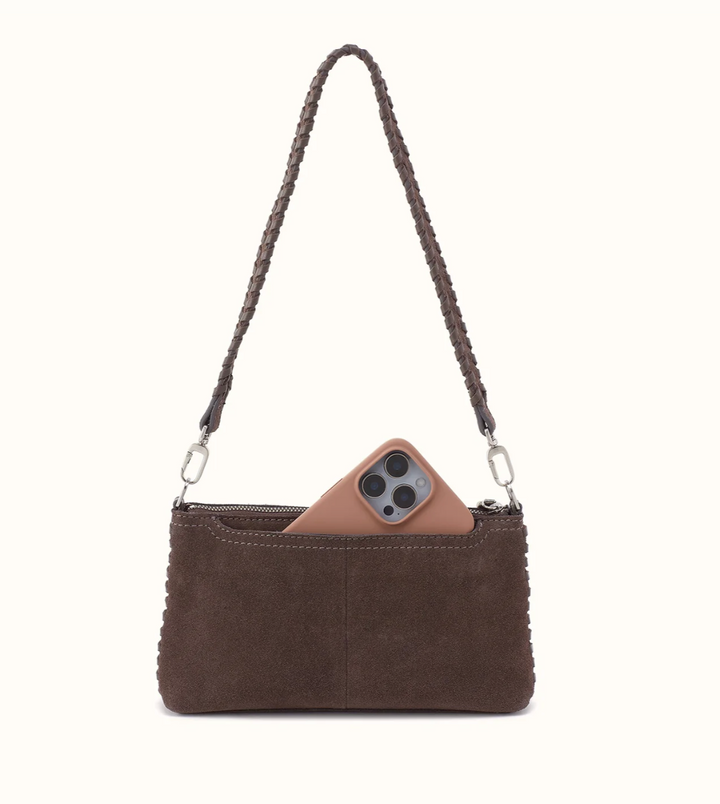 DARCY CROSSBODY HEARTHSTONE SUEDE
