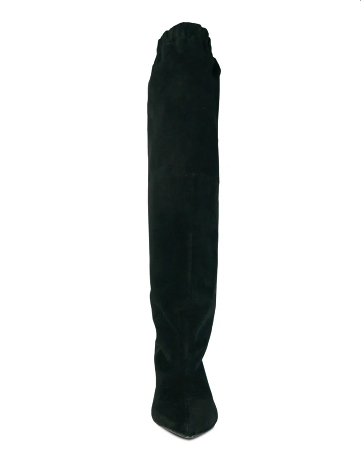 VICTORIA BLACK SUEDE BOOT