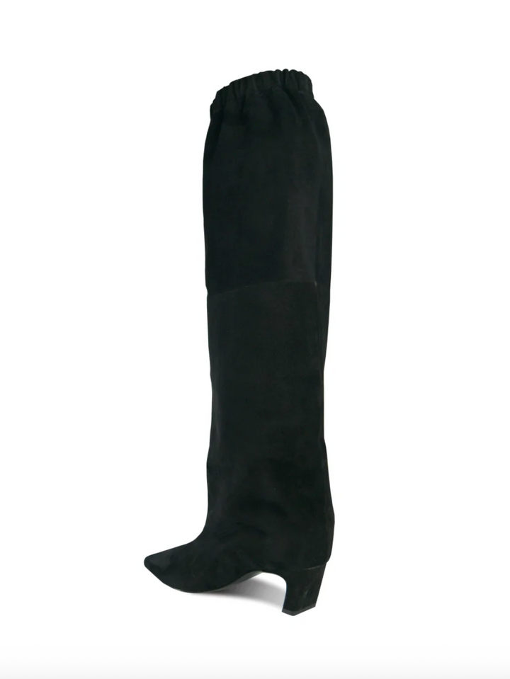 VICTORIA BLACK SUEDE BOOT