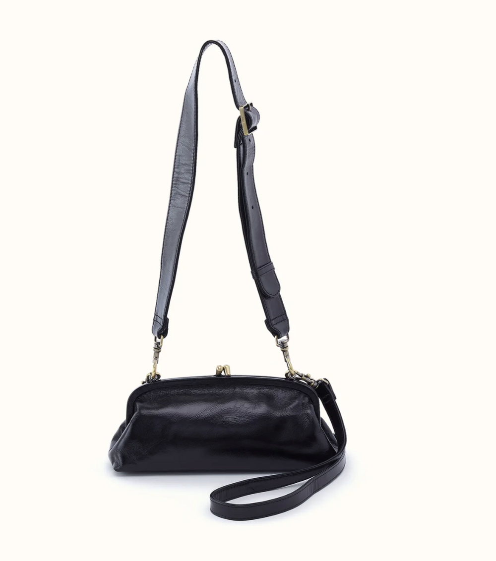 ALBA SMALL SHOULDER BLACK BAG
