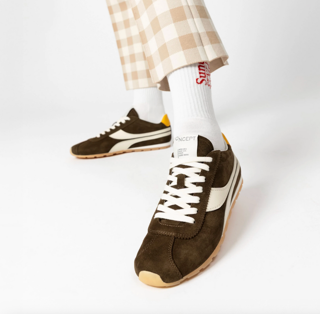 ESSEX DARK OLIVE SNEAKER
