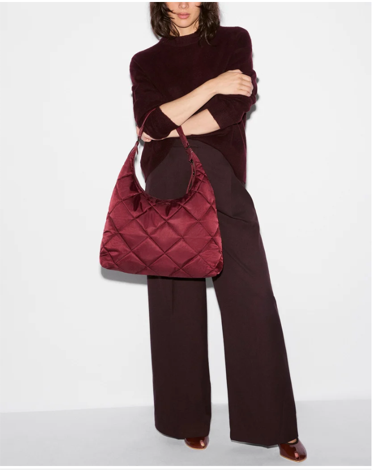 MADISON SHOULDER CLARET