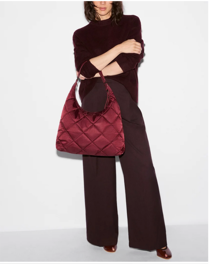 MADISON SHOULDER CLARET