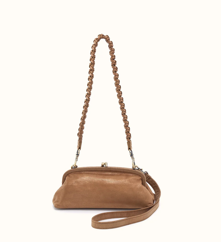 ALBA FRAME SMALL SHOULDER HONEY GOLD METALLIC