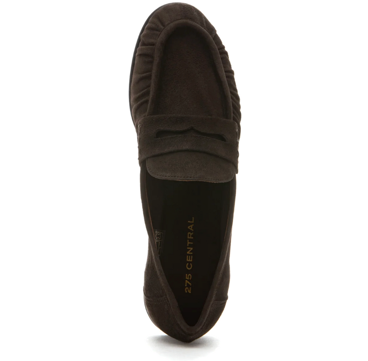 VIOLA BROWN SUEDE LOAFER