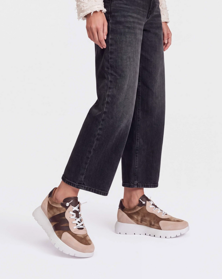 A-24111 TAUPE/COFFEE SNEAKER