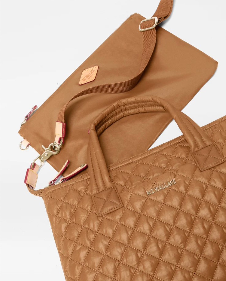 SUTTON SMALL COGNAC TOTE