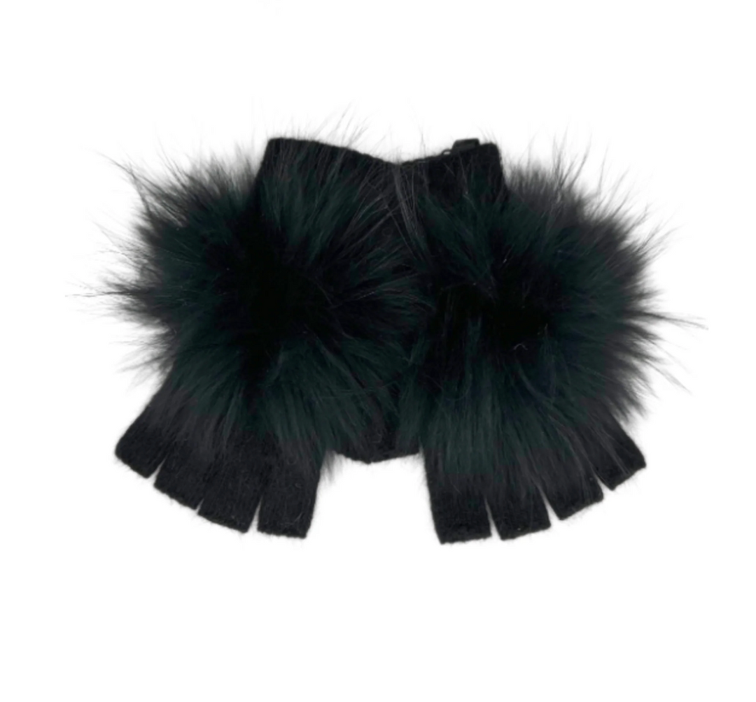 HANDWARMER 62 BLACK POMPOM