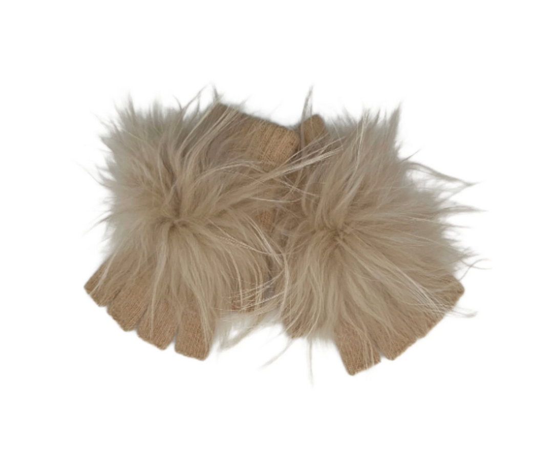 HANDWARMER 62 TAN/TAN POM