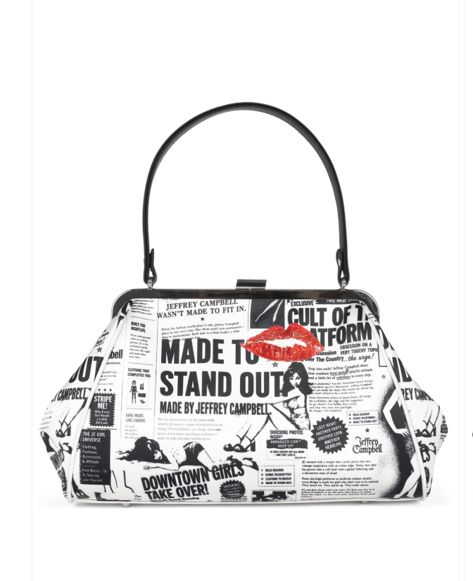 BEEPBEEP NEWSPRINT FRAME BAG
