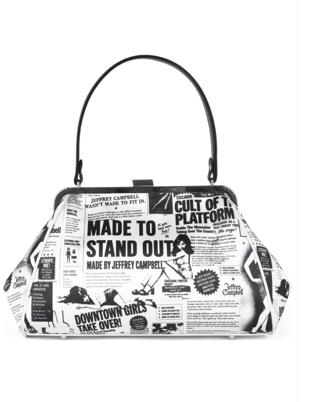 BEEPBEEP NEWSPRINT FRAME BAG