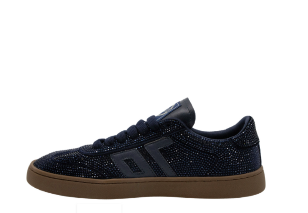 SMART NAVY RHINESTONE SNEAKER