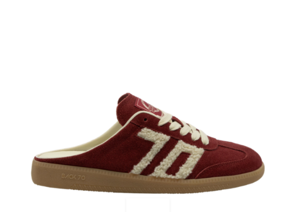 EASTER RED TEDDY BACKLESS SNEAKER