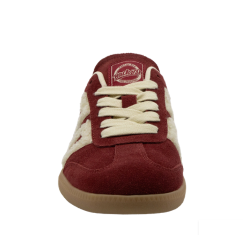 EASTER RED TEDDY BACKLESS SNEAKER