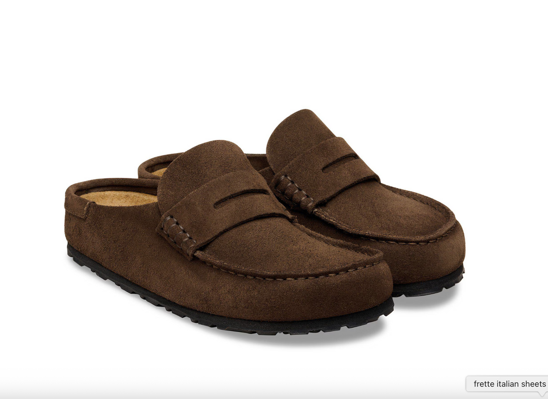 NAPLES CARAFE SUEDE CLOG