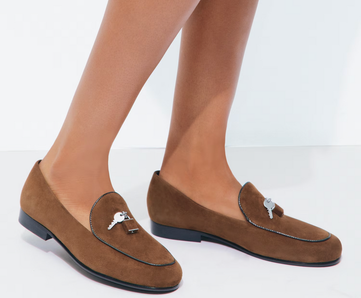 LOCK SMOKING SLIPPER CARAMEL