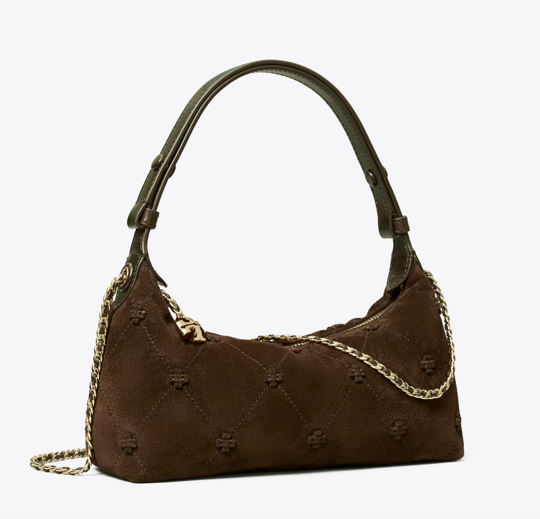 BUNNY KNOT POCHETTE DARK COCOA
