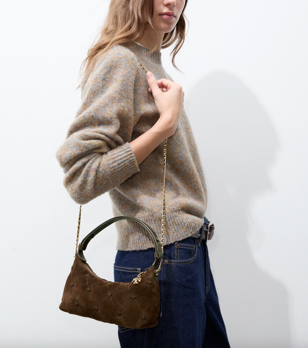 BUNNY KNOT POCHETTE DARK COCOA