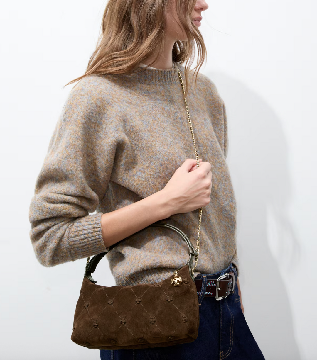 BUNNY KNOT POCHETTE DARK COCOA