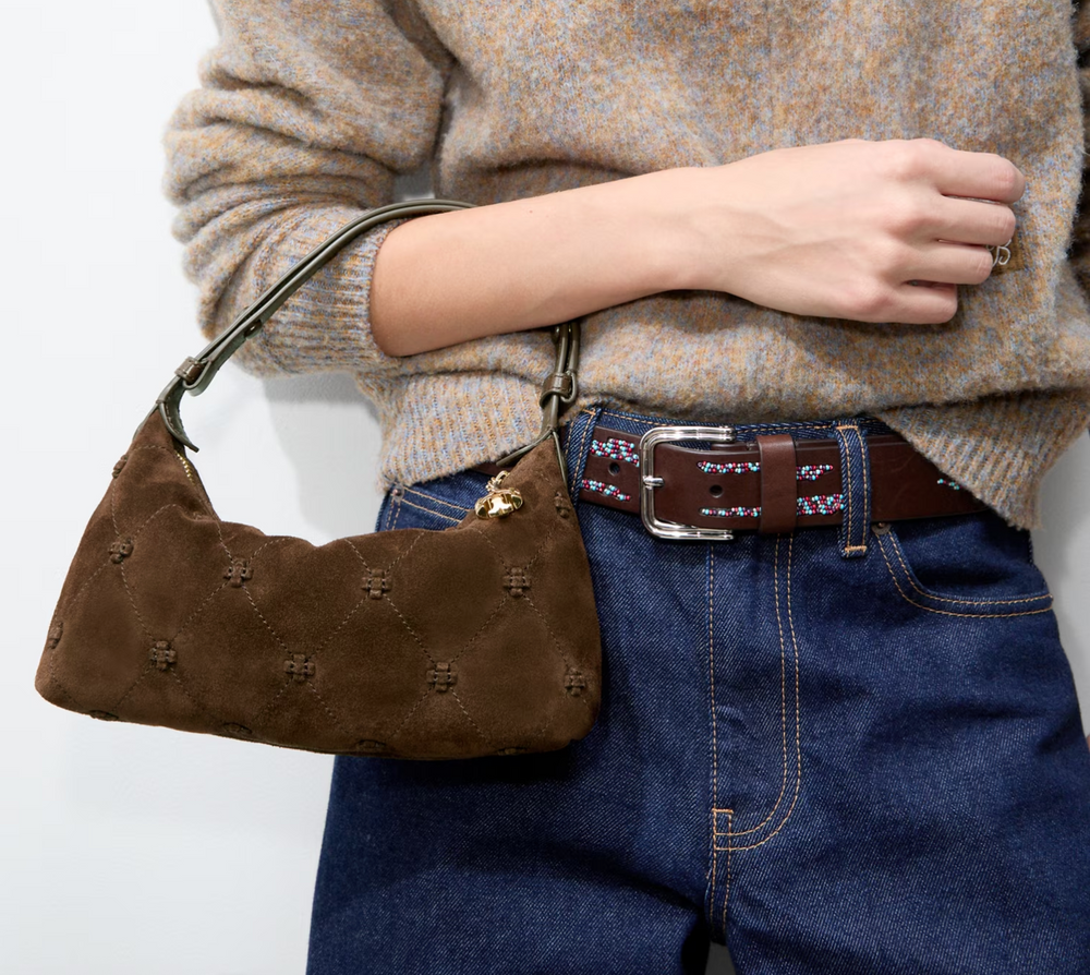 BUNNY KNOT POCHETTE DARK COCOA