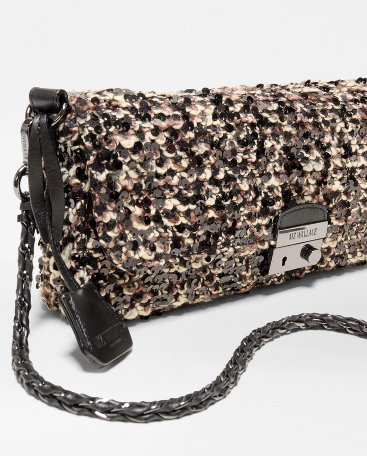 CROSBY LOCK BAGUETTE SEQUIN WINTER BOUCLE