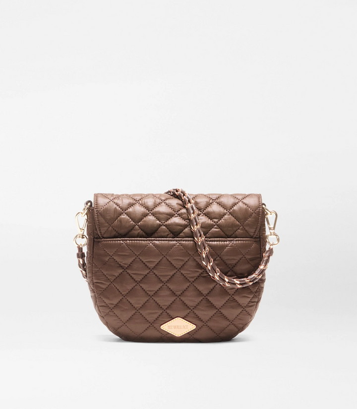CROSBY LOCK SADDLE BAG WALNUT