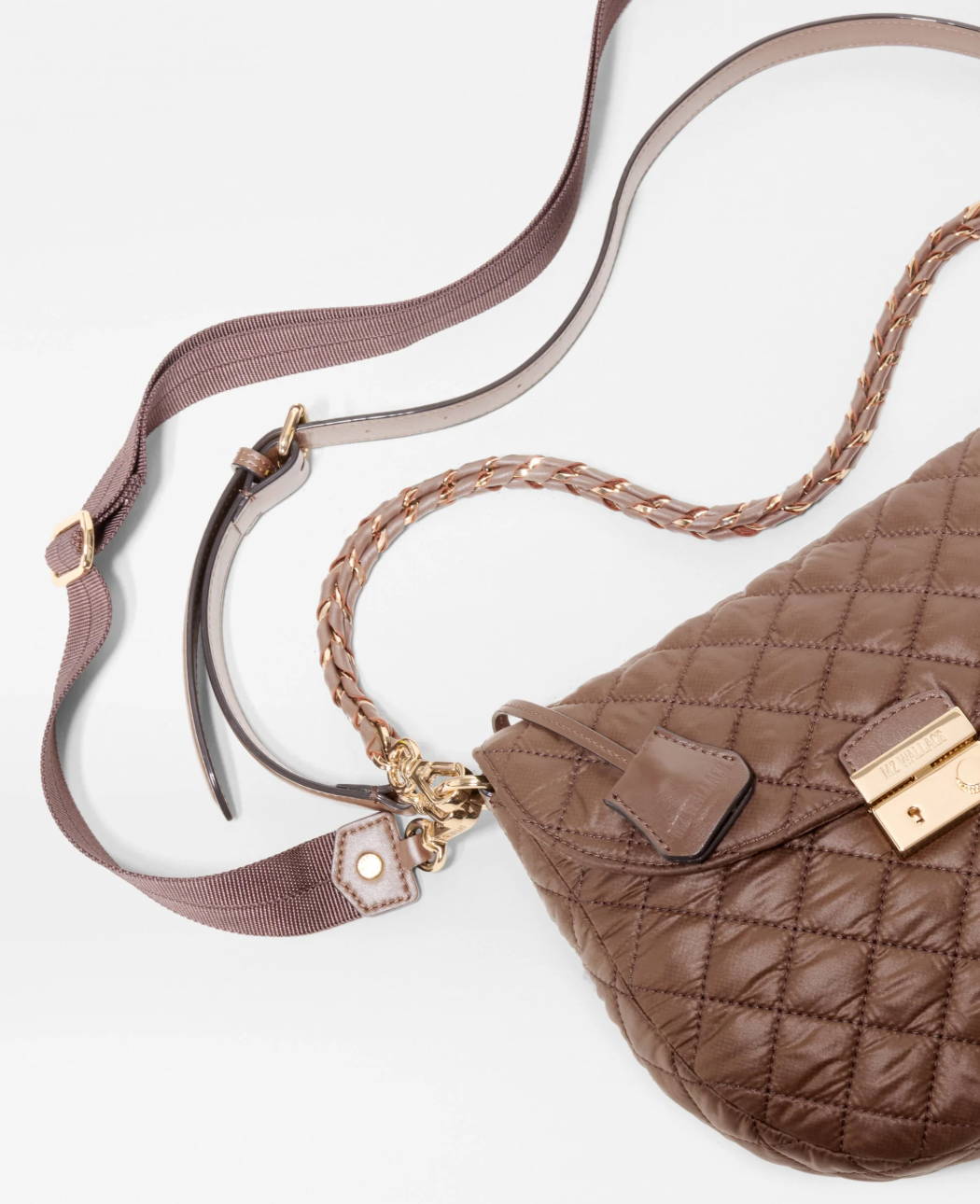 CROSBY LOCK SADDLE BAG WALNUT