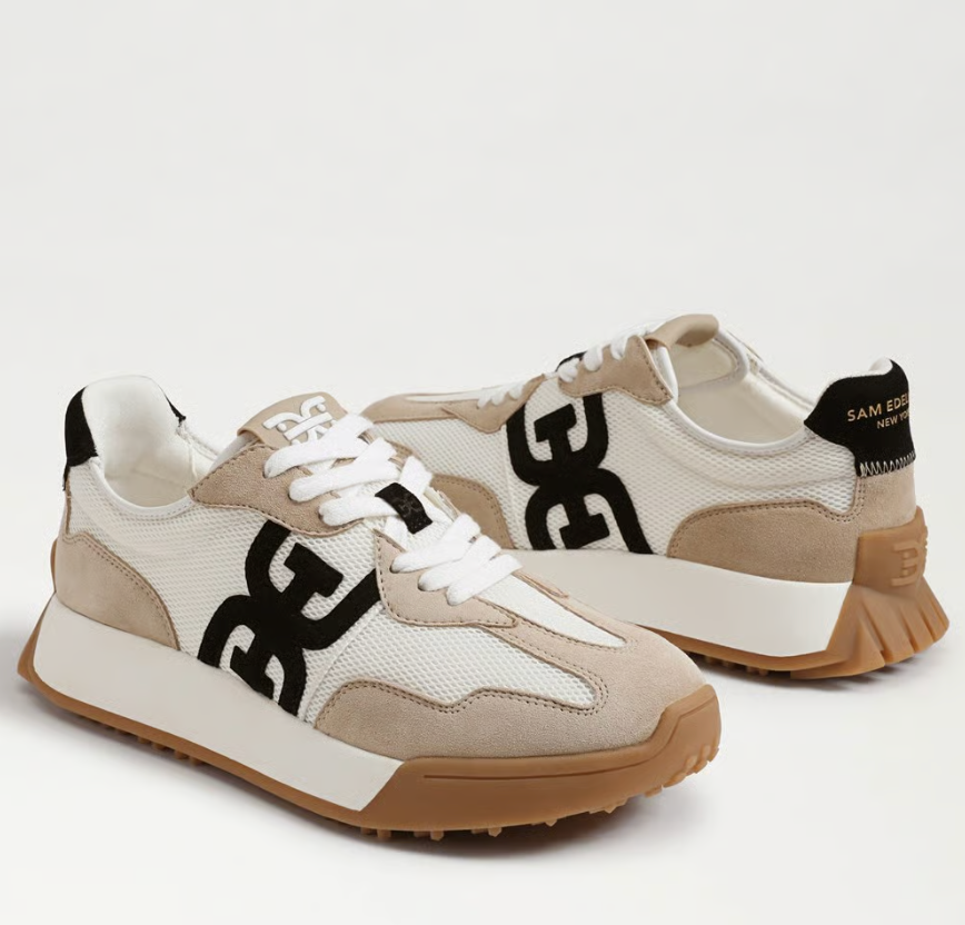 LANGLEY WHITE/TAN/BLACK SNEAKER