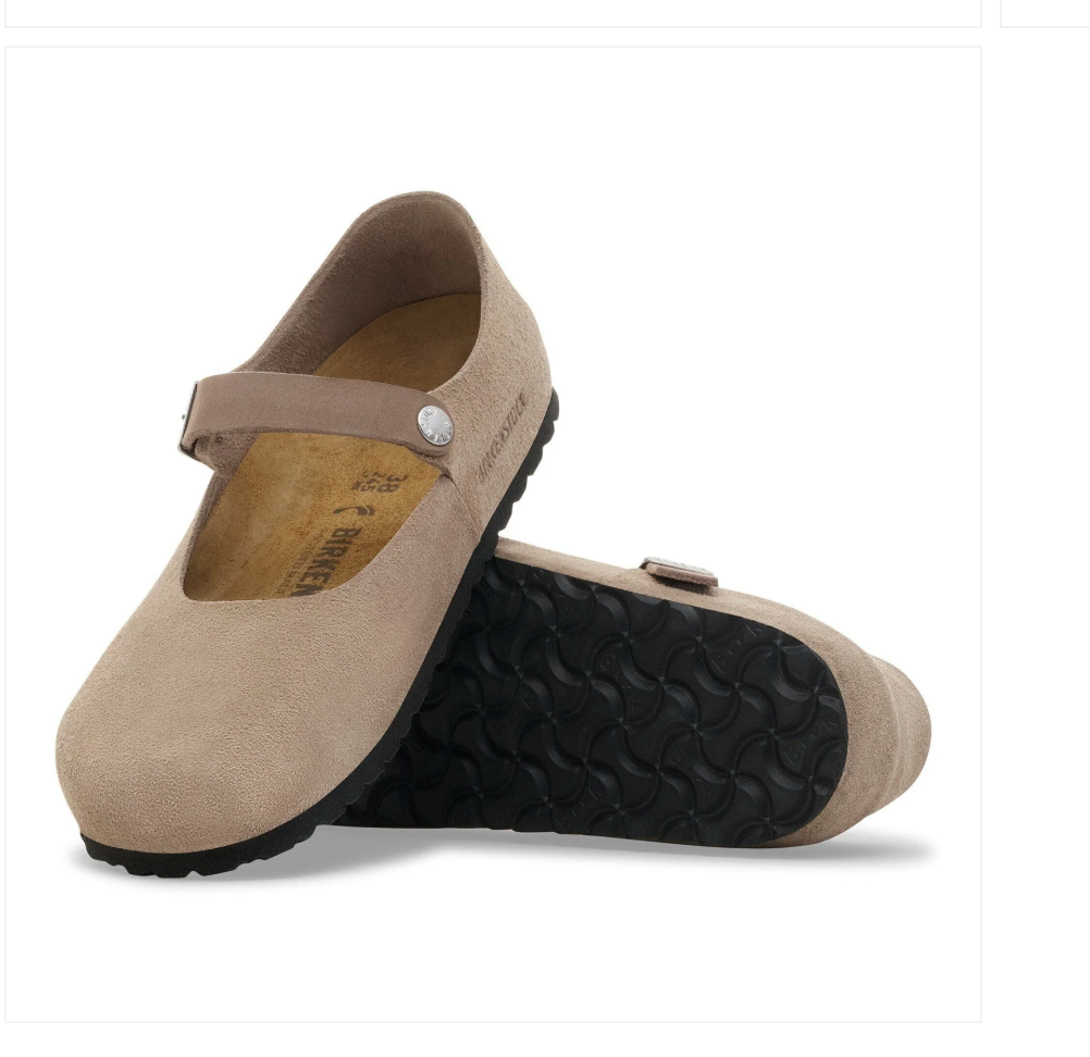 MANTOVA TAUPE SUEDE MARYJANE