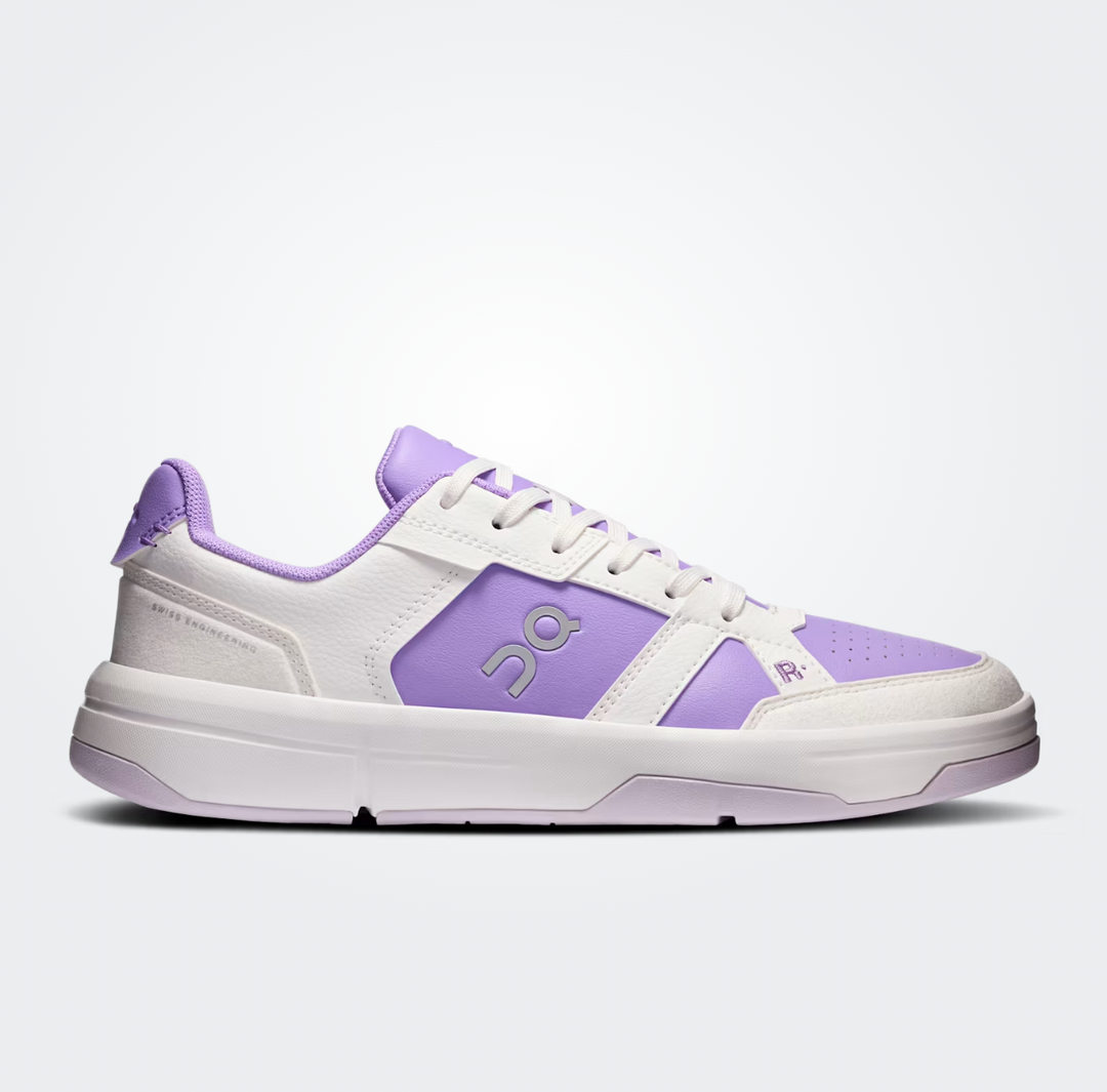 ROGER CLUBHOUSE WOMEN  IVORY/ACONITE SNEAKER