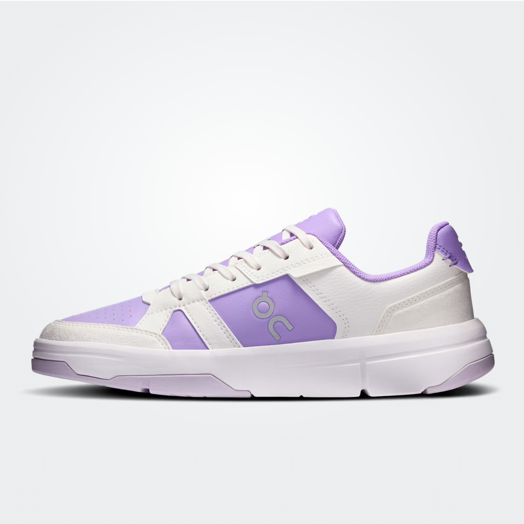 ROGER CLUBHOUSE WOMEN  IVORY/ACONITE SNEAKER