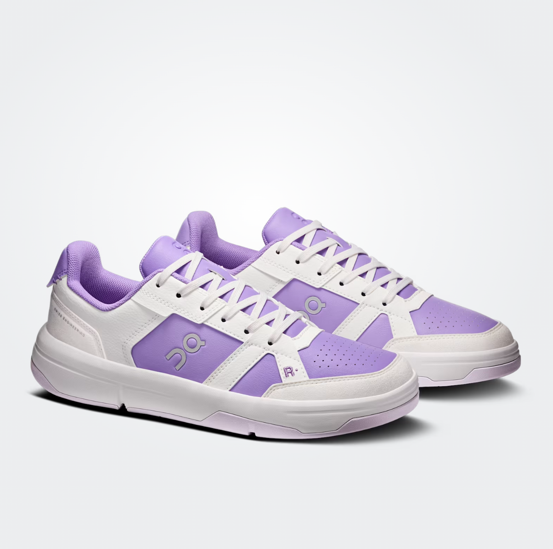 ROGER CLUBHOUSE WOMEN  IVORY/ACONITE SNEAKER