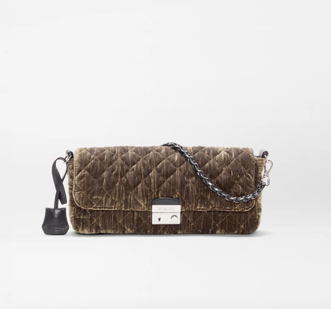 CROSBY LOCK BAGUETTE PECAN VELVET