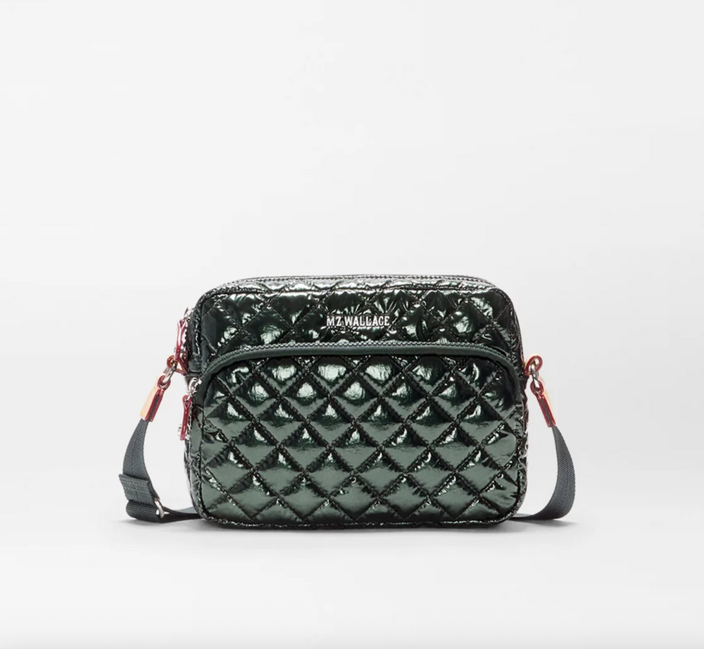 METRO CAMERA BAG METALLIC GREEN