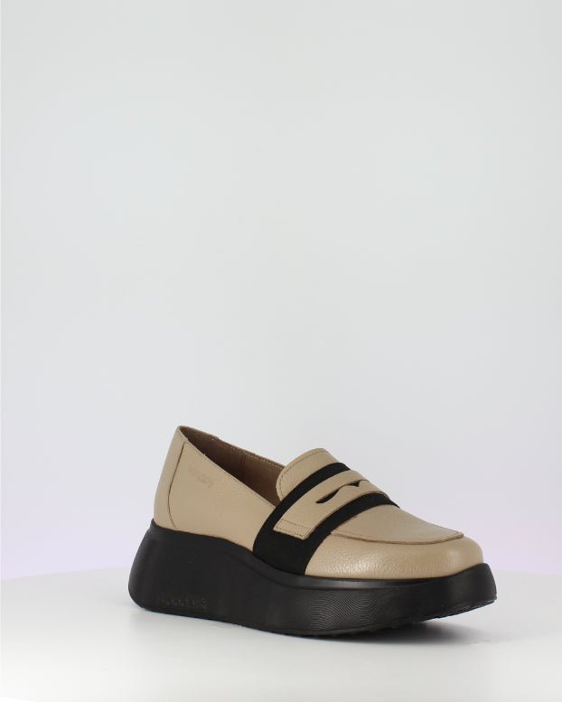 WONDERS A - 3633 TAUPE/BLACK Shoes | Shop now at Main &amp; Taylor Shoes!